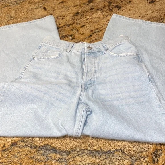 Free People Laundry Crop Wide Leg Jeans - Picture 4 of 7